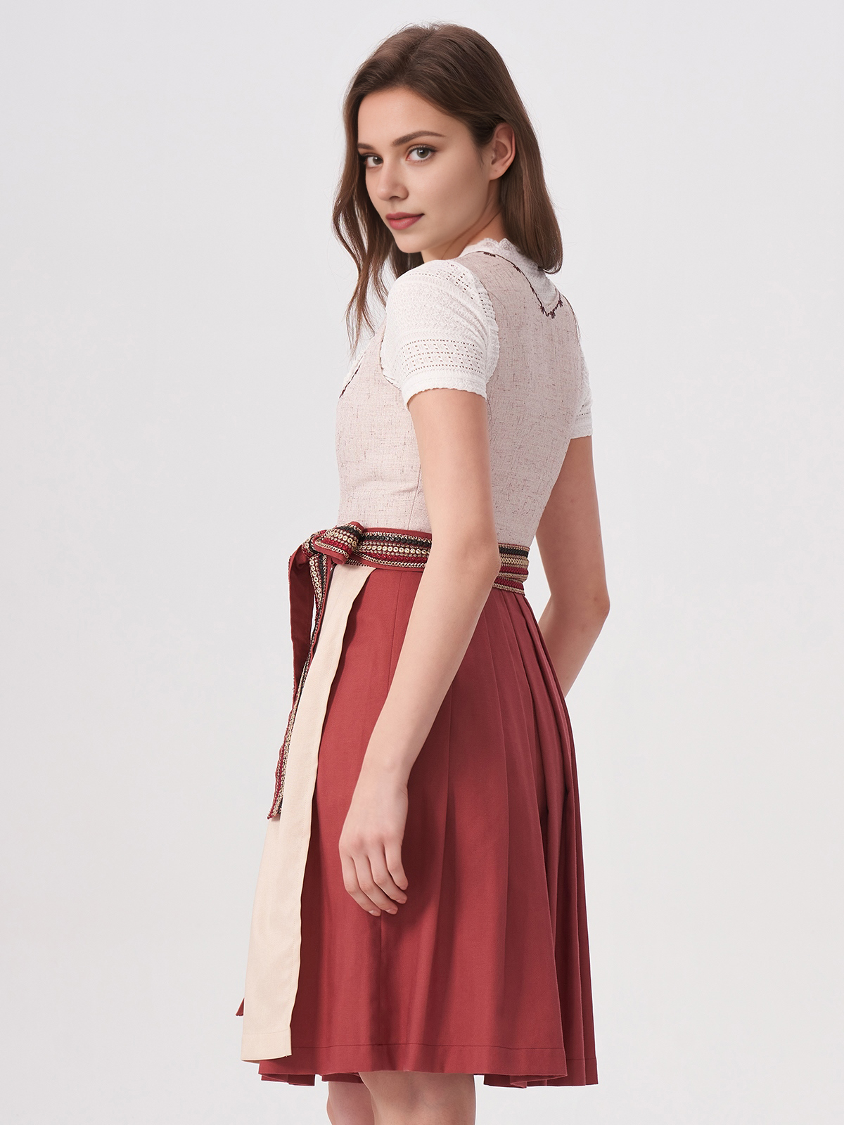 Dirndl Rosalie in hellem Grün